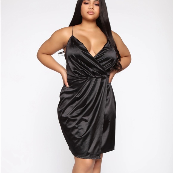 Fashion Nova Dresses & Skirts - Always a Flirt Satin Dress